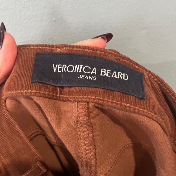 mid-rise bootcut corduroy pants - Picture 4 of 8